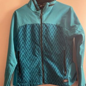 Teal dickies lightweight jacket